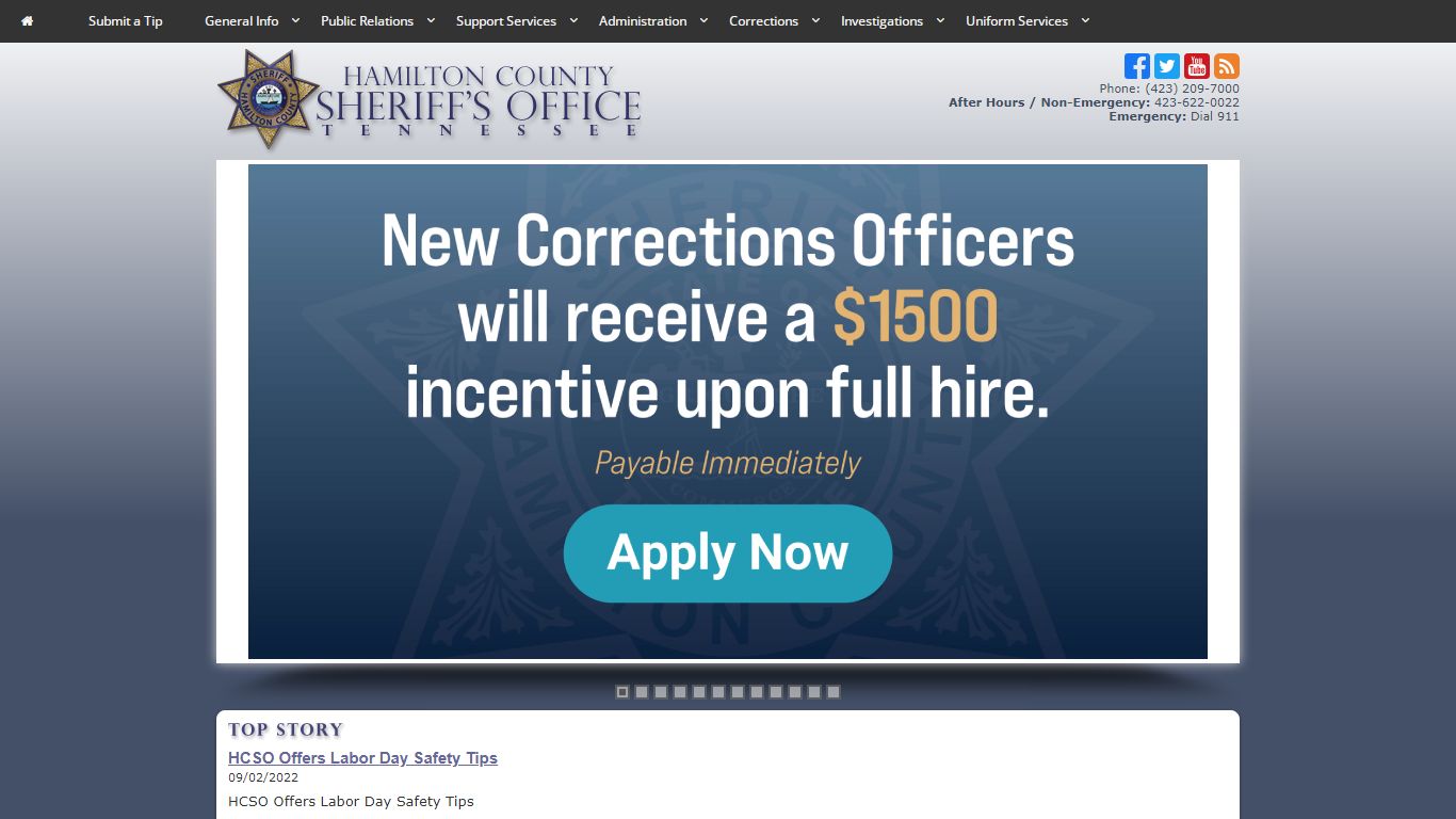 Hamilton County Sheriff’s Office-Tennessee